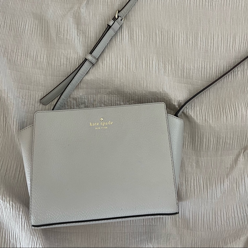 Light Grey Kate Spade Crossbody Bag